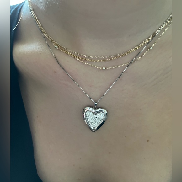 Gorgeous sparkly silver locket - Picture 4 of 4